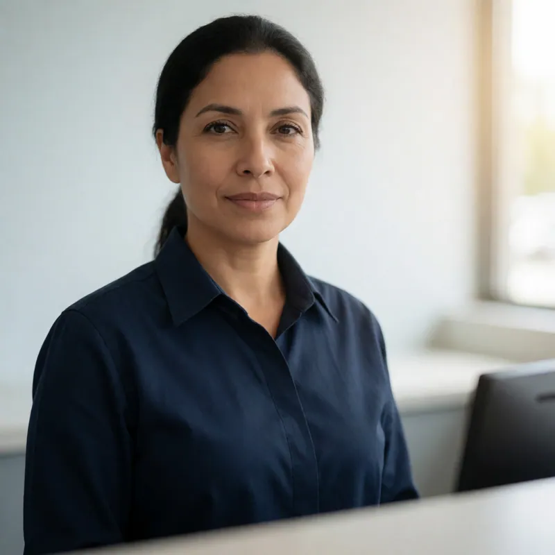 Elena Vargas, Service Manager at Woodside Car Service